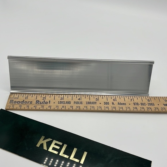 KELLI DESK NAME PLATE - Picture 4 of 6